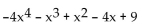 Use the leading coefficient test to determine whether . -y =