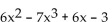 Determine whether   . -y = 6  