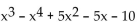 Determine whether   . -y =  