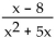State the domain of the rational function. -f(x) =  