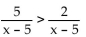 Solve the rational inequality. State the solution set using interval notation. -
