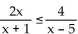 Solve the rational inequality. State the solution set using interval notation. -