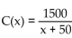 Solve the problem. -If the average cost per unit C(x) to produce x units of plywood is given by , what is the unit cost for 50 units? Round to the nearest hundredth unless instructed otherwise.