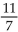 <strong>Find the difference quotient, , for the function and simplify it. f(x) = 7x - 11</strong> A) B) 7 C) 11 D) -7h