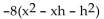 <strong>Find the difference quotient, , for the function and simplify it. p(x) = 2 - </strong> A) B) C) D)