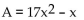 <strong>Solve the problem. Elissa wants to set up a rectangular dog run in her backyard. She has 30 feet of fencing to work with and wants to use it all. If the dog run is to be x feet long, express the area of the dog run as a function of x.</strong> A) B) C) D)