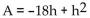 <strong>Solve the problem. A rectangular sign is being designed so that the length of its base, in feet, is 18 feet less than 4 times the height, h. Express the area of the sign as a function of h.</strong> A) B) C) D)