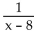 Find the specified domain. -For f(x) = and g(x) = , what is the domain of f · g ?