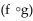 Find the requested composition of functions. -Given f(x) = and g(x) = , find (x).