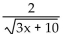 Find functions f and g so that F(x) =   (x). -F(x) =  