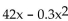 Solve the problem. -At Allied Electronics, production has begun on the X-15 Computer Chip. The total revenue function is given by R(x) = and the total profit function is given by P(x) = - 12, where x represents the Number of boxes of computer chips produced. The total cost function, C(x), is such that C(x) = R(x) - P(x). Find C(x).