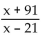 Determine whether or not the function is one-to-one. -f(x) =