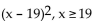 Find the inverse of the function. -f(x) =  