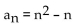 <strong>Find the first five terms of the infinite sequence whose nth term is given. </strong> A) 0, 2, 6, 12, 20 B) 0, 3, 8, 15, 24 C) 1, 4, 9, 16, 25 D) 2, 6, 12, 20, 30