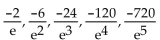 <strong>Find the first five terms of the infinite sequence whose nth term is given. </strong> A) B) C) D)