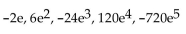 <strong>Find the first five terms of the infinite sequence whose nth term is given. </strong> A) B) C) D)