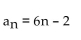 <strong>Write a formula for the nth term of the infinite sequence. Do not use a recursion formula. 2 , 8 , 14 , 20 , 26 , . . .</strong> A) B) C) D)