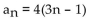 <strong>Find the first five terms of the arithmetic sequence. </strong> A) 8, 20, 32, 44, 56 B) -4, 8, 20, 32, 44 C) 2, 5, 8, 11, 14 D) 8, 16, 24, 32, 40