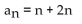 <strong>Write a formula for the nth term of the arithmetic sequence. Do not use a recursion formula. 4, 6, 8, 10, 12, . . .</strong> A) B) C) D)