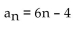 <strong>Write a formula for the nth term of the arithmetic sequence. Do not use a recursion formula. -2, -8, -14, -20, -26, . . .</strong> A) B) C) D)