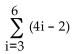 <strong>Find the sum of the series. </strong> A) 64 B) 66 C) 54 D) 34