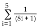 <strong>Write the series in summation notation. Use the index i and let i begin at 1 in each summation. </strong> A) B) C) D)