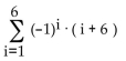 <strong>Write the series in summation notation. Use the index i and let i begin at 1 in each summation. -6 + 7 - 8 + 9 - 10 + 11</strong> A) B) C) D)