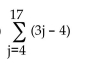 <strong>Rewrite the series using the new index j as indicated. </strong> A) B) C) D)