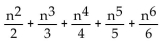 <strong>Write out all the terms of the series. </strong> A) B) C) D)