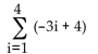 Find the requested sum of the arithmetic sequence. - 