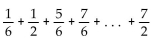 Find the requested sum of the arithmetic sequence. - 