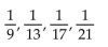 Find the common ratio for the geometric sequence. - 