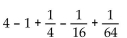 Write the geometric series in summation notation. - 