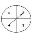 Solve the problem. - Give the number of possible outcomes for spinning the spinner 9 times.