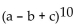 Solve the problem. -What is the coefficient of in the expansion of