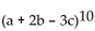 Solve the problem. -What is the coefficient of   in the expansion of  