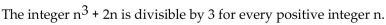Use mathematical induction to prove the statement is true for all positive integers n. -