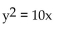 <strong>Find the equation of the parabola determined by the given information. Vertex at the origin, focus at (0, 10)</strong> A) B) C) D)
