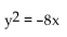 <strong>Find the equation of the parabola determined by the given information. Focus at (0, -2), directrix y = 2</strong> A) B) C) D)
