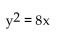 <strong>Find the equation of the parabola determined by the given information. Focus at (2, 0), directrix x = -2</strong> A) B) C) D)