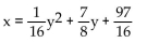 <strong>Find the equation of the parabola determined by the given information. Focus at (7, -7), directrix x = -1</strong> A) B) C) D)