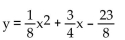 <strong>Find the equation of the parabola determined by the given information. Focus at (-3, -2), directrix y = -6</strong> A) B) C) D)