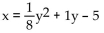 <strong>Find the equation of the parabola determined by the given information. Vertex at (-7, -4), directrix x = -9</strong> A) B) C) D)