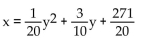 <strong>Find the equation of the parabola determined by the given information. Vertex at (-3, -14), directrix y = -19</strong> A) B) C) D)