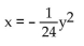 <strong>Find the equation of the parabola with the given focus and directrix. </strong> A) B) C) D)
