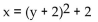 <strong>Find the vertex of the parabola, and determine whether the parabola opens upward, downward, to the left, or to the right. </strong> A) (-2, -2), right B) (2, 0), left C) (0, 2), left D) (2, -2), right