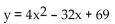 <strong>Find the coordinates of the vertex of the parabola. </strong> A) (-5, -4) B) (-4, -5) C) (4, 5) D) (5, 4)