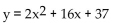 <strong>Find the coordinates of the vertex of the parabola. </strong> A) (-5, 4) B) (5, -4) C) (4, -5) D) (-4, 5)