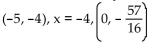 <strong>Find the vertex, axis of symmetry, and y-intercept of the parabola that has the given focus and directrix. Focus (-5, -6), directrix y = 2</strong> A) B) (-5, -2), y = -5, (0, -2) C) (-2, -5), y = -2, (0, -5) D)