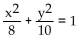 <strong>Write an equation for the ellipse. Foci and x-intercepts </strong> A) B) C) D)